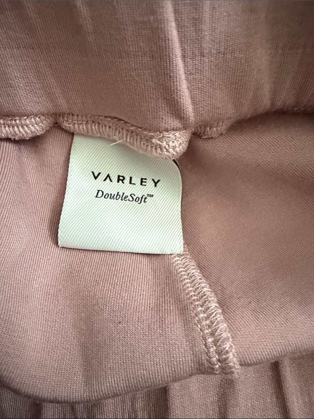 Varley Dusty Pink Drawstring Athletic Shorts - Picture 4 of 4